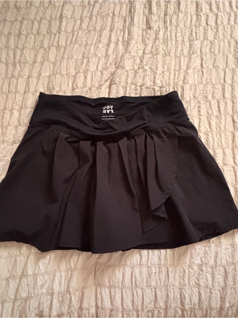 JoyLab Black Skater Athletic Skirt with Flared Pleats